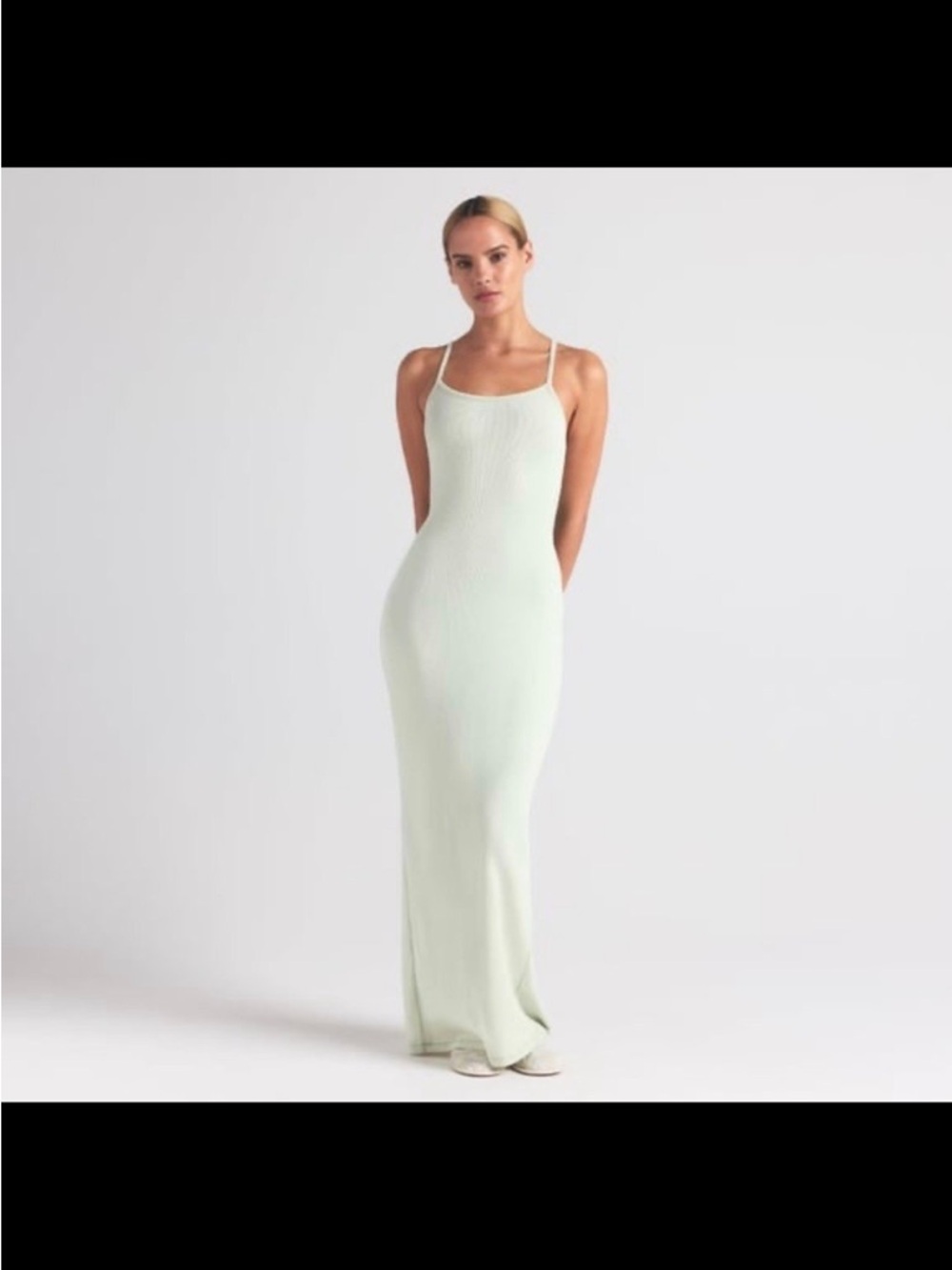 SKIMS Maxi Dress in Black
